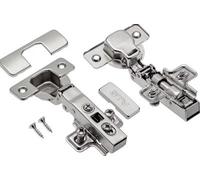 B2C Soft Close 35mm Kitchen Cabinet Cupboard Sideboard Standard Door Hinge Screws 100 X Hinge