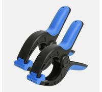 B2C Spring Clamp Heavy Duty 165mm 60mm Jaw Grip Clips Strong Set Plastic Quick Hold 2 Pack
