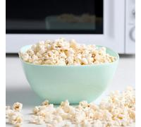 B2C Square Plastic Food Bowl Microwave Freezer Safe Deep Fruit Vegs 1.5L 19X19X10Cm Green 4 Pieces