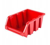 B2C Storage Bins Plastic Order Picking Parts Boxes Lid Scooped Front Stackable Wall Mounted Workshop Garage Tool Organizer XS - 3XL With/Without Lid (Without Lid, XXL - 390x240x180mm)