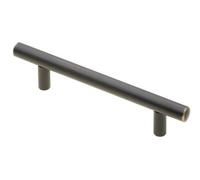 B2C T Bar Reling Pull Handle Cabinet Furniture Antique Copper Kitchen Diy Steel 96mm Hole Centre