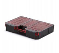 B2C Tager DIY Storage Organiser Compartment Parts Screws Carry Case Tool Box Workshop Garage Home (Large Tall - boxes)