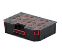 B2C Tager DIY Storage Organiser Compartment Parts Screws Carry Case Tool Box Workshop Garage Home (Medium Tall)