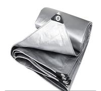 B2C Tarpaulin Regular And Heavy Duty Waterproof Cover Tarp Ground Sheet Multi Sizes Silver 3M X 4M