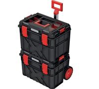 B2C Tool Storage Box Set Trolley + Chest Modular Workshop Organizer On Wheels Mobile