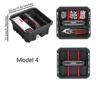 B2C Tool Storage Tote Tray Heavy Duty Caddy Holdall Deep Compartment 3 Sizes Model 4