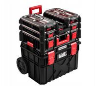 B2C Tough Modular System Mobile Workshop Tool Storage Box Wheels Organiser 5 Pcs Set