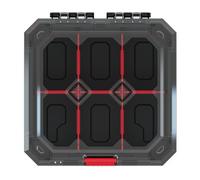 B2C Tough Organiser Storage Case Parts Carry Tool Box Screws Craft Mobil Fishing Small With Dividers