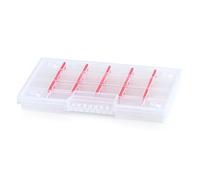 B2C Transparent Box Organiser Crafts Fishing Case Small Parts DIY Screws Nails Diveders Storage Closing Home Office Work Arts (Style 4)