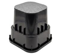 B2C Underground Irrigation Valve Box Mini Hdpe 24X24X22.5Cm Grey