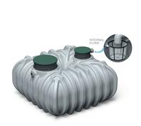B2C Underground Water Storage Tank Rainwater Harvesting Landscaping Drainage System 5000L