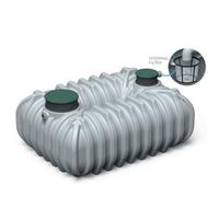 B2C Underground Water Storage Tank Rainwater Harvesting Landscaping Drainage System 7000L