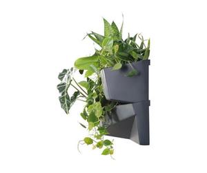 B2C Vertical Standing Garden Flower Pots Cascade Balcony Anthracite Plant Wall Levels Cascade