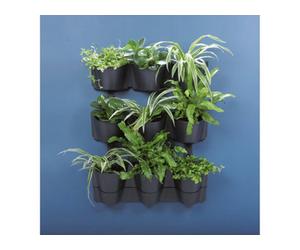 B2C Vertical Standing Garden Flower Pots Cascade Balcony Anthracite Plant Wall Wall Cascade