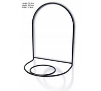 B2C Wall Mounted Bracket Plant Pot Holder Indoor, 2 Sizes, 3 Shape, Modern Semicircle Small