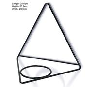 B2C Wall Mounted Bracket Plant Pot Holder Indoor, 2 Sizes, 3 Shape, Modern Triangle Large