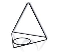 B2C Wall mounted plant pot holder bracket Hanging basket Planter Flowerpot Support Modern Geometrical Industrial Home Garden (Small - Triangle)
