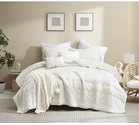 B2EVER - Damask 3-Piece Comforter Set, Comforter and Pillow Shams, Lightweight Bohemian Comforter, Quilted and Soft, Suitable for All Seasons, 300 x 269 cm, California King, Blue