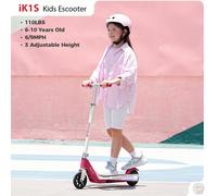 B2Pro 3-Wheel Kids' Electric Scooter with Colourful LED Lights & Foldable Design