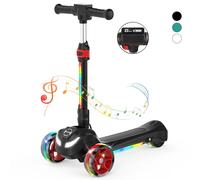 B2Pro 3-Wheel Kids' Electric Scooter with Colourful LED Lights & Foldable Design