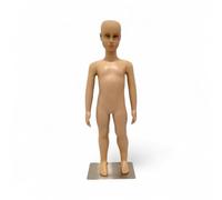 B3 Kids Mannequin - 87cm Toddler Display Dummy with Skin Tone Finish - Full Body Child Mannequin with Sturdy Metal Base - Polypropylene Material - Ideal for Baby & Toddler Clothing Displays