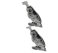 B3 Tawny Owl Made From Fine English Pewter Cufflinks