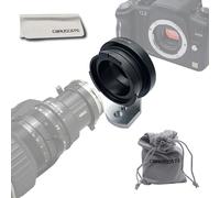 B3 to M4/3 Lens Adapter Compatible with B3 1/2" Broadcast Grade Mount Lens to Micro Four Thirds (M4/3 MFT) Cameras,OM-1,OM-5,GH3,GH2,GH1,G95,GF1,GF2,GF3, etc+with Tripod+Lens Cleaning Cloth