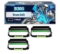 B305 Drum Unit Compatible for Xerox B305 B310 B315 Printers, With Chip Large Capacity 40000 Pages (3 Pack Black)