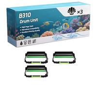 B310 Drum Unit Compatible for Xerox B305V_DNI B310V_DNI B315V_DNI Printers, High-Definition Printing Effect with Chip, 50000 Pages (3 Pack Black)