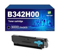 B342H00 Toner Cartridge Compatible For Lexmark MB3442adw MB3442i B3442dw B3340dw Printers, Black Toner 3000 Pages,B342H00-1 PACK