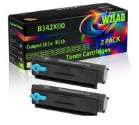 B342X00 Compatible for Lexmark Toner Cartridges with Chip B3340dw B3442dw MB3400 Series MB3442adw Printers (2-Pack Black)