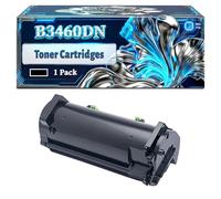 B3460DN Toner Cartridges Compatible for Dell B3460DN Printers, With Chip Large Capacity 20000 Pages (1 Pack Black)