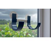 B3D Creative Speaker Suction Mount Bracket - compatible with a JBL Flip 6 7 and Essential 2, Accessory Holder (Blue)