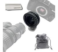 B4 to P/Q Lens Mount Adapter Compatible with B4 2/3" Broadcast Grade Mount Lens to P/Q DSLR Camera as:PQ,PQ10,PQ-7,PQ-S1,PQ Limited Silver etc+with Tripod+Lens Cleaning Cloth