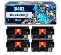 B401 Drum Cartridge Compatible for Okidata OKI B401 B401D B401DN MB441 MB441DN MB451 MB451dn MB451dnw MB451w Printers, With Chip Large Capacity 25000 Pages (4 Pack Black)