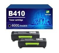 B410 Toner Cartridge Compatible For Xerox VersaLink B410 B415 B415DN Printer, High Yield 6000 Pages,Black-2 PACK