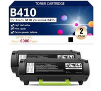 B410 Toner Cartridge Extra High Yield Compatible with Chip for Xerox B410 VersaLink B415 Printers, Clear and Sharp,Black-2 pack