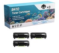B410 Toner Cartridges Compatible for Xerox VersaLink B410DN B415DN Printers, High-Definition Printing Effect with Chip, 24000 Pages (3 Pack Black)