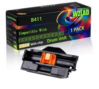 B411 Compatible for Okidata OKI Drum Unit with Chip B411 B412 B431 B432 B512 MB461 MB471 MB472 MB491 MB492 Printers (1 Pack Black)