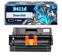 B411d Drum Unit Compatible for Okidata OKI B411d B411dn B412DNW B431 B431D MB471 MB471dnw Printers, With Chip Large Capacity 25000 Pages (1 Pack Black)