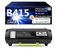 B415 Compatible Toner Cartridge Replacement 006R04725 with Chip for Xerox B410 VersaLink B415 Printer, Easy to Install,Black-25000 pages