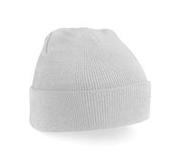 B45=Beechfield Original Cuffed Beanie Colour=Light Grey Size=O/S