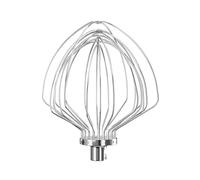 B47B-KN211WW Stainless Steel 11-Wire Whip Attachment,Compatible for Kitchenaid, Bowl Lift Mixer 7QT Bowl Replacement Egg Beater Whisk