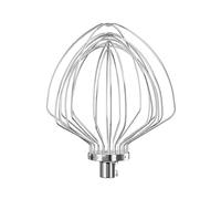B47B-KN211WW Stainless Steel 11-Wire Whip Attachment,Compatible With Kitchenaid Bowl Lift Mixer 7QT Bowl Replacement Egg Beater Whisk