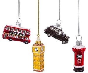 B4E Christmas Tree Hanging Baubles Decoration Novelty Ornaments Festive Gifts