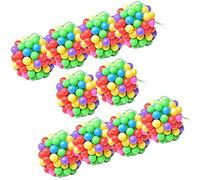 B4E Coloured Soft Play Balls for Games I Plastic I No Sharp Edges, Non Toxic, BPA Free (Multicoloured, Pack of 1000)