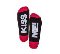 B4E Funny Socks I Novelty I Special Quote I Men & Women I One Size (Kiss Me)