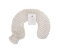 B4E Neck and Shoulder Hot Water Bottle | Ease Pain and Relax Muscles Neck Hot Water Bottles with Popcorn Plush Cover - Assorted Colours (Natural)