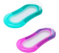 B4E Set Of 2 Inflatable Aqua Lounge with Blue & Pink Colour | Lounges For Adults | Inflatable Float Pool Float Summer | Comfortable Aqua Lounge Sports Superior