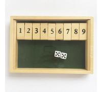 Wooden Shut The Box Game Toyrific Multi One Size